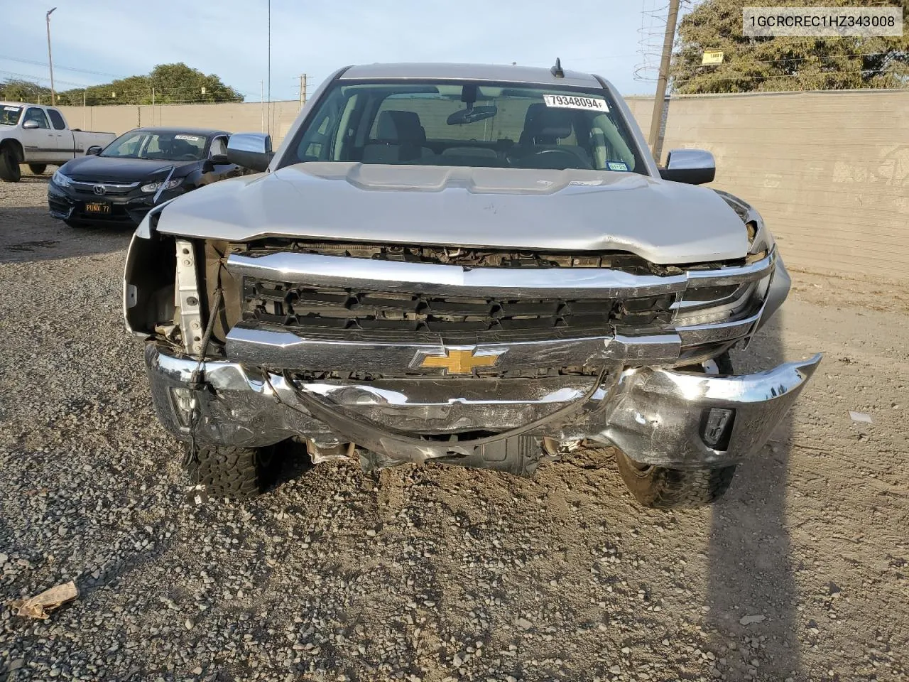 2017 Chevrolet Silverado C1500 Lt VIN: 1GCRCREC1HZ343008 Lot: 79348094