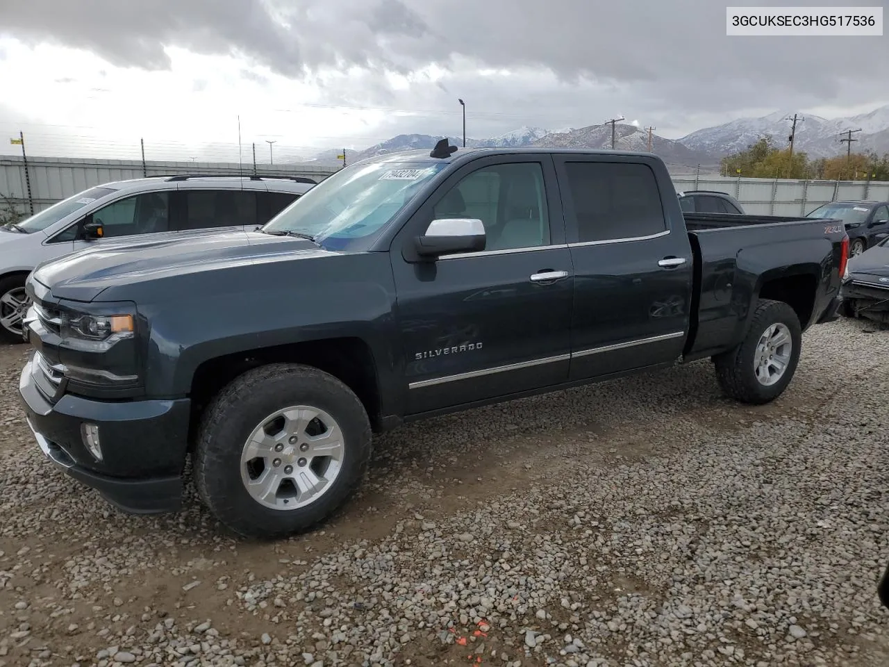 2017 Chevrolet Silverado K1500 Ltz VIN: 3GCUKSEC3HG517536 Lot: 79432704