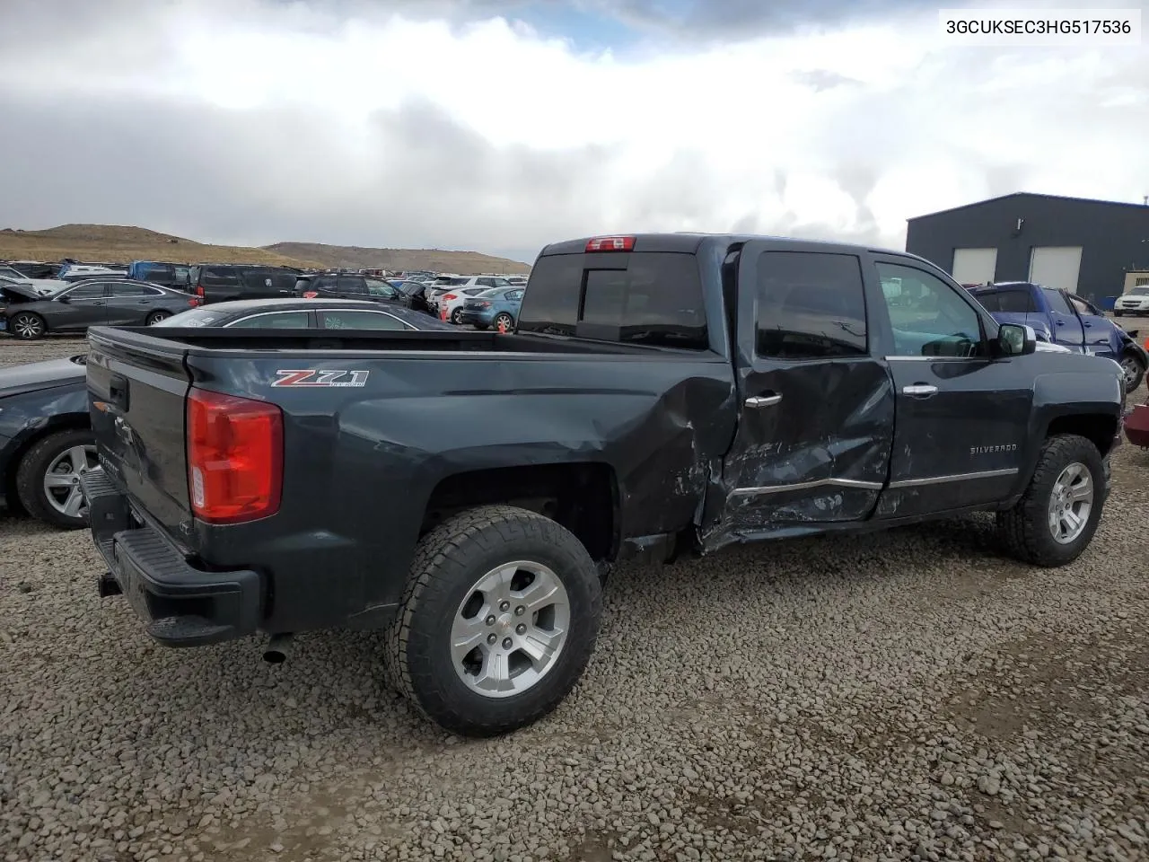 2017 Chevrolet Silverado K1500 Ltz VIN: 3GCUKSEC3HG517536 Lot: 79432704