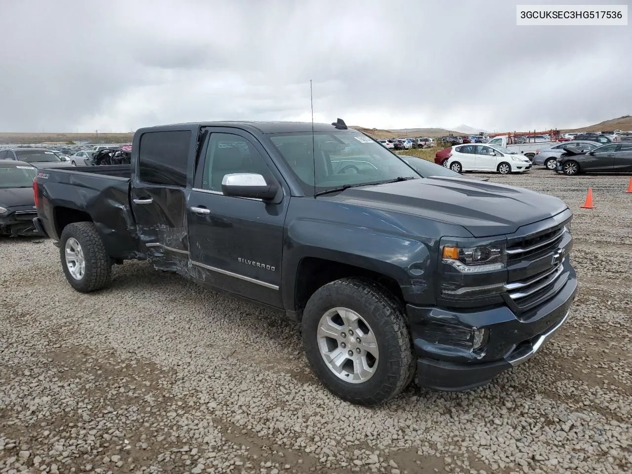 2017 Chevrolet Silverado K1500 Ltz VIN: 3GCUKSEC3HG517536 Lot: 79432704