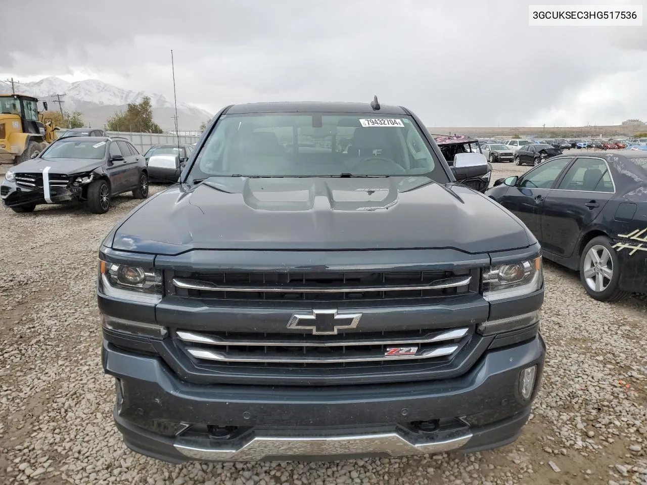 2017 Chevrolet Silverado K1500 Ltz VIN: 3GCUKSEC3HG517536 Lot: 79432704