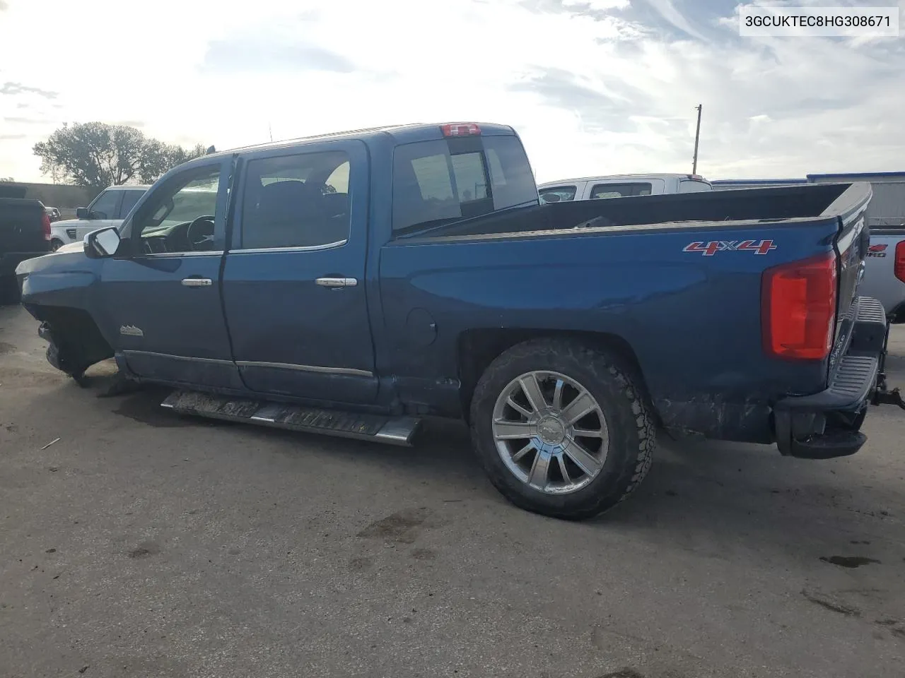 2017 Chevrolet Silverado K1500 High Country VIN: 3GCUKTEC8HG308671 Lot: 79751084