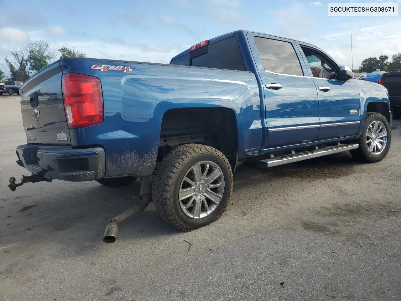 2017 Chevrolet Silverado K1500 High Country VIN: 3GCUKTEC8HG308671 Lot: 79751084