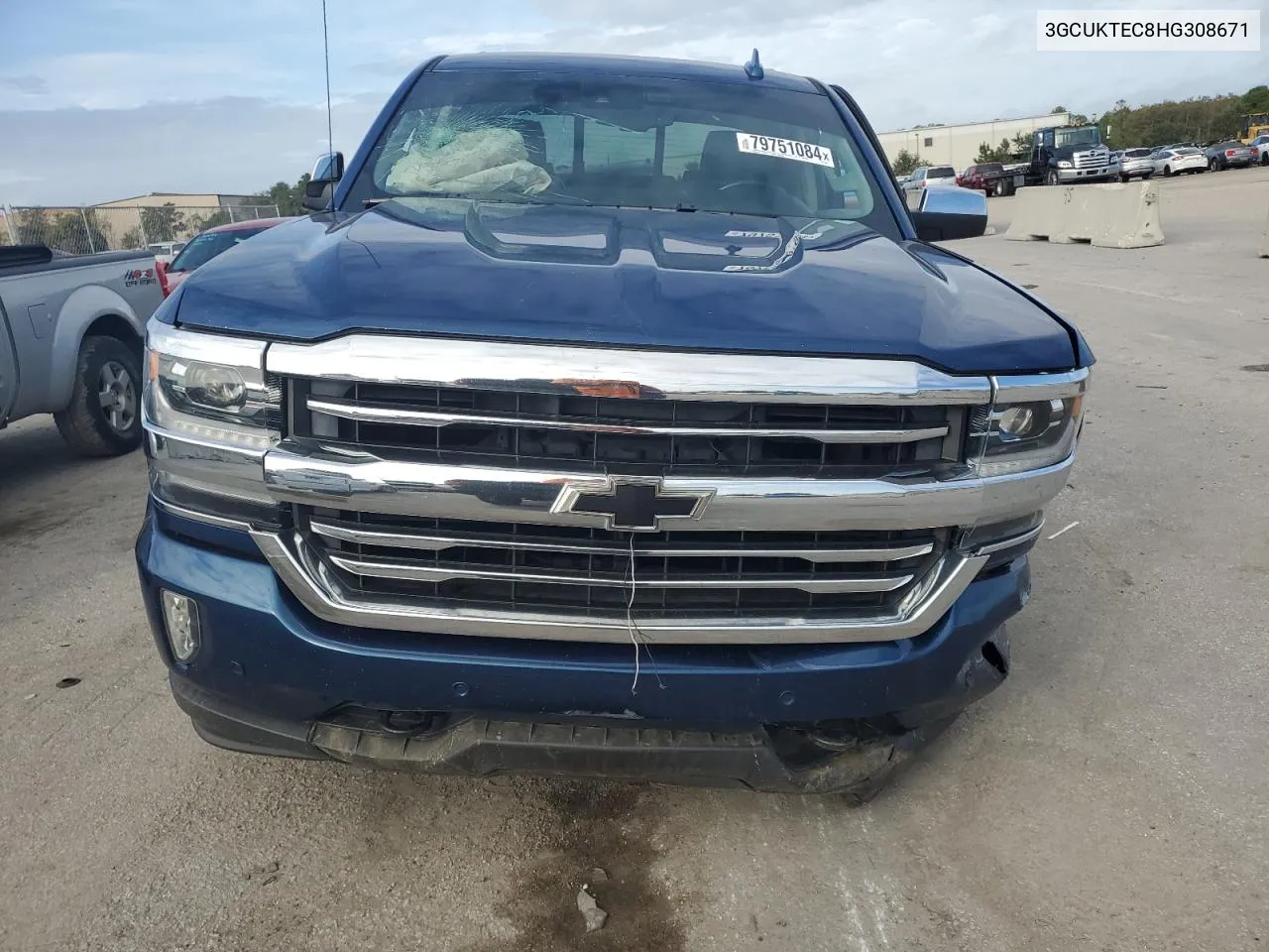 2017 Chevrolet Silverado K1500 High Country VIN: 3GCUKTEC8HG308671 Lot: 79751084