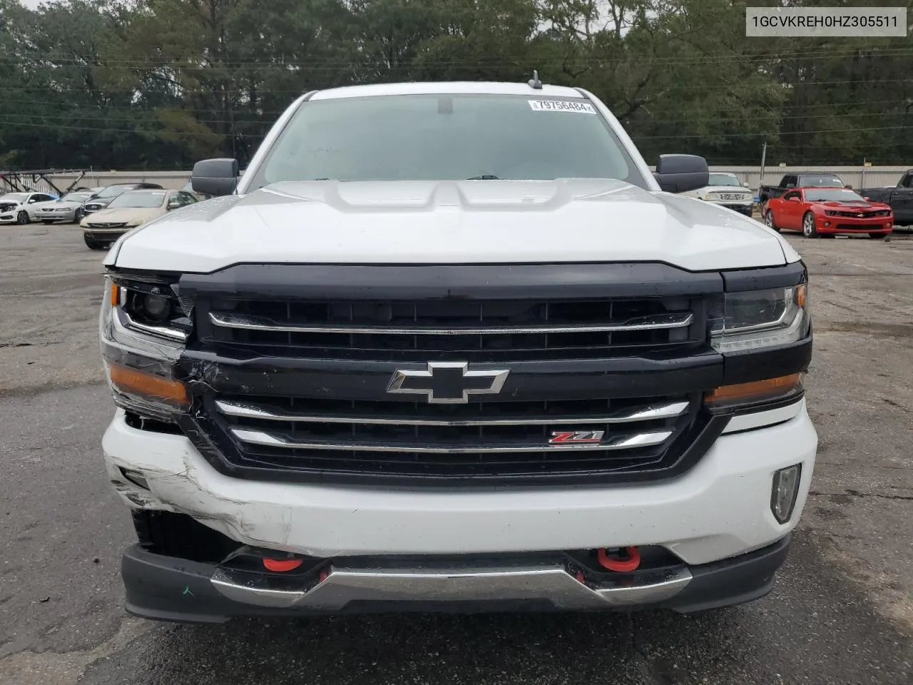 2017 Chevrolet Silverado K1500 Lt VIN: 1GCVKREH0HZ305511 Lot: 79756484