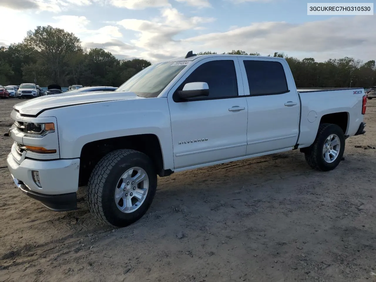 2017 Chevrolet Silverado K1500 Lt VIN: 3GCUKREC7HG310530 Lot: 79994834