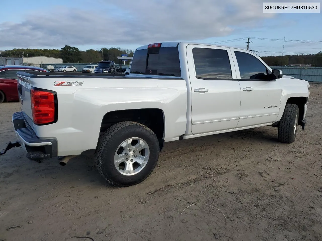 2017 Chevrolet Silverado K1500 Lt VIN: 3GCUKREC7HG310530 Lot: 79994834