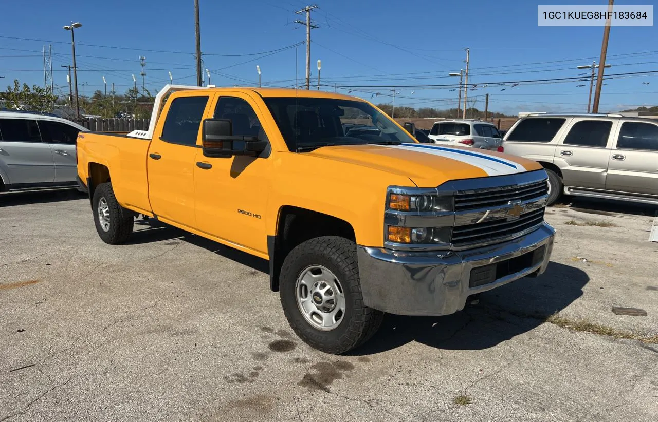 2017 Chevrolet Silverado K2500 Heavy Duty VIN: 1GC1KUEG8HF183684 Lot: 80080814