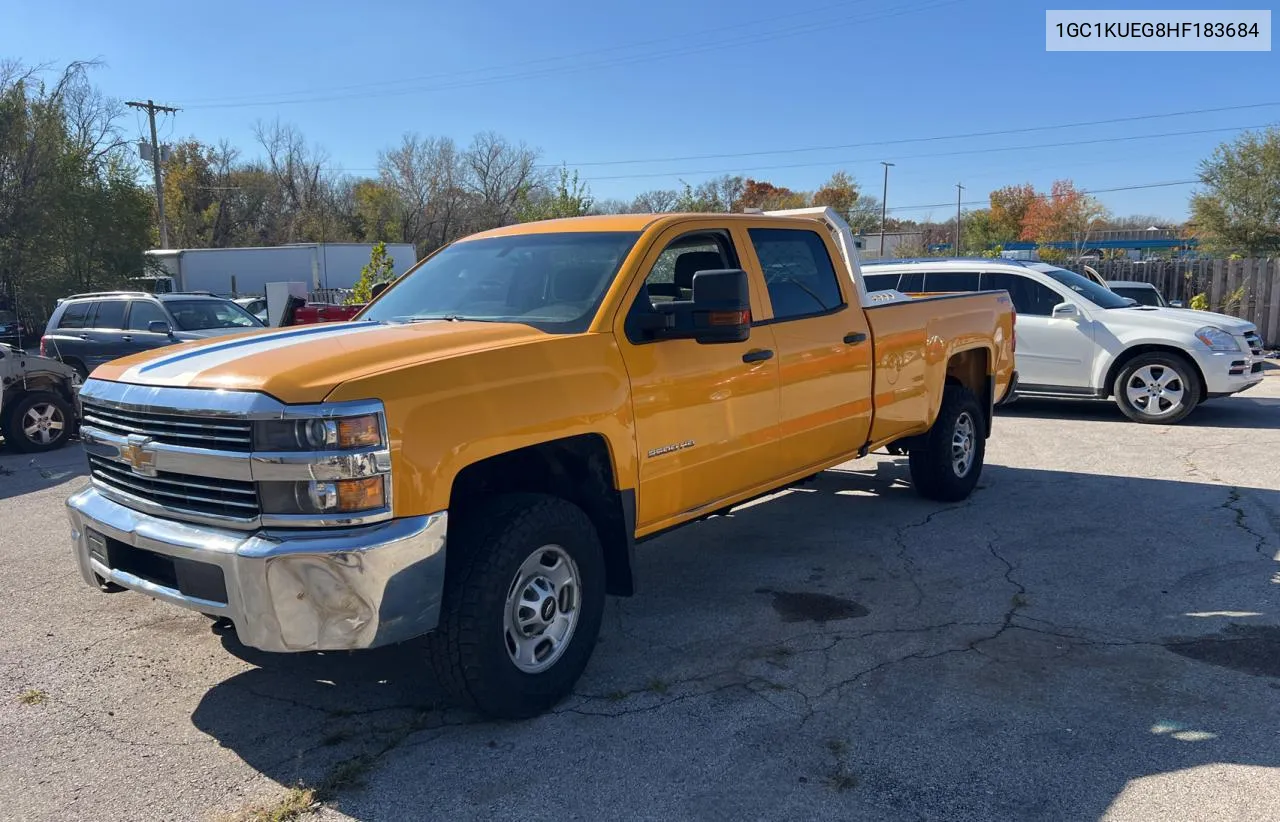 2017 Chevrolet Silverado K2500 Heavy Duty VIN: 1GC1KUEG8HF183684 Lot: 80080814