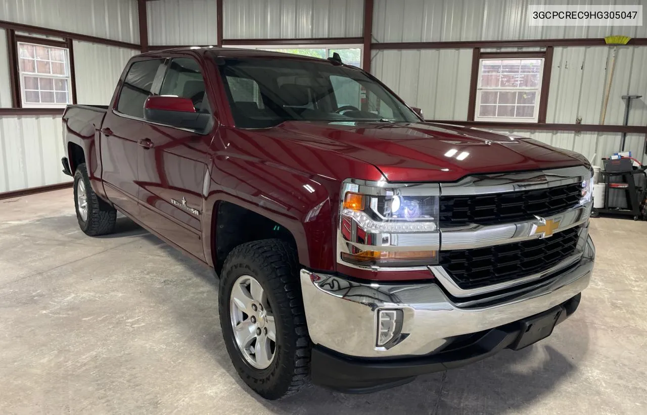 2017 Chevrolet Silverado C1500 Lt VIN: 3GCPCREC9HG305047 Lot: 80082084