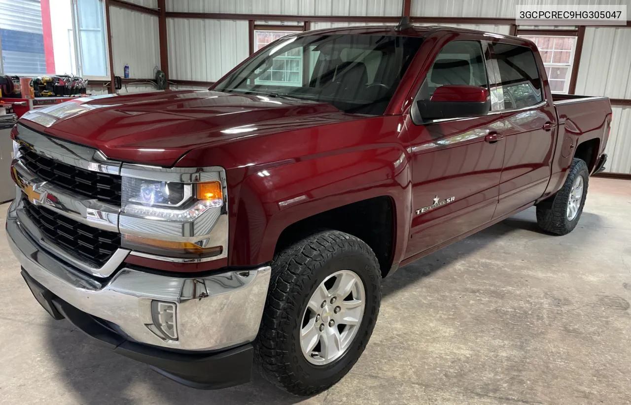 2017 Chevrolet Silverado C1500 Lt VIN: 3GCPCREC9HG305047 Lot: 80082084