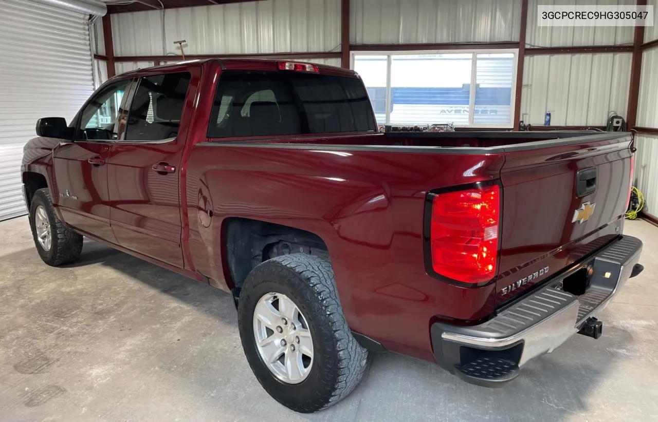 2017 Chevrolet Silverado C1500 Lt VIN: 3GCPCREC9HG305047 Lot: 80082084