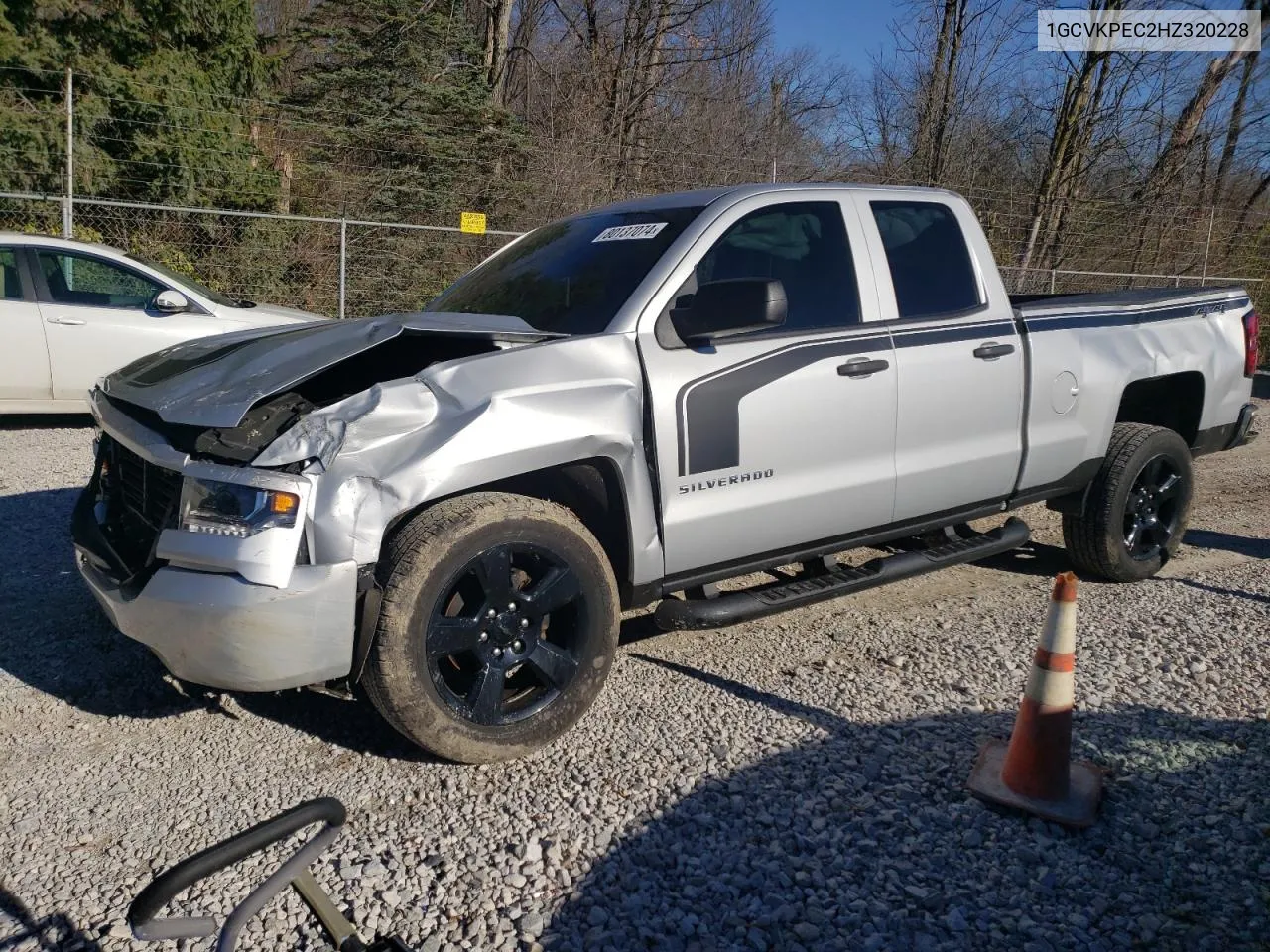 2017 Chevrolet Silverado K1500 Custom VIN: 1GCVKPEC2HZ320228 Lot: 80137074