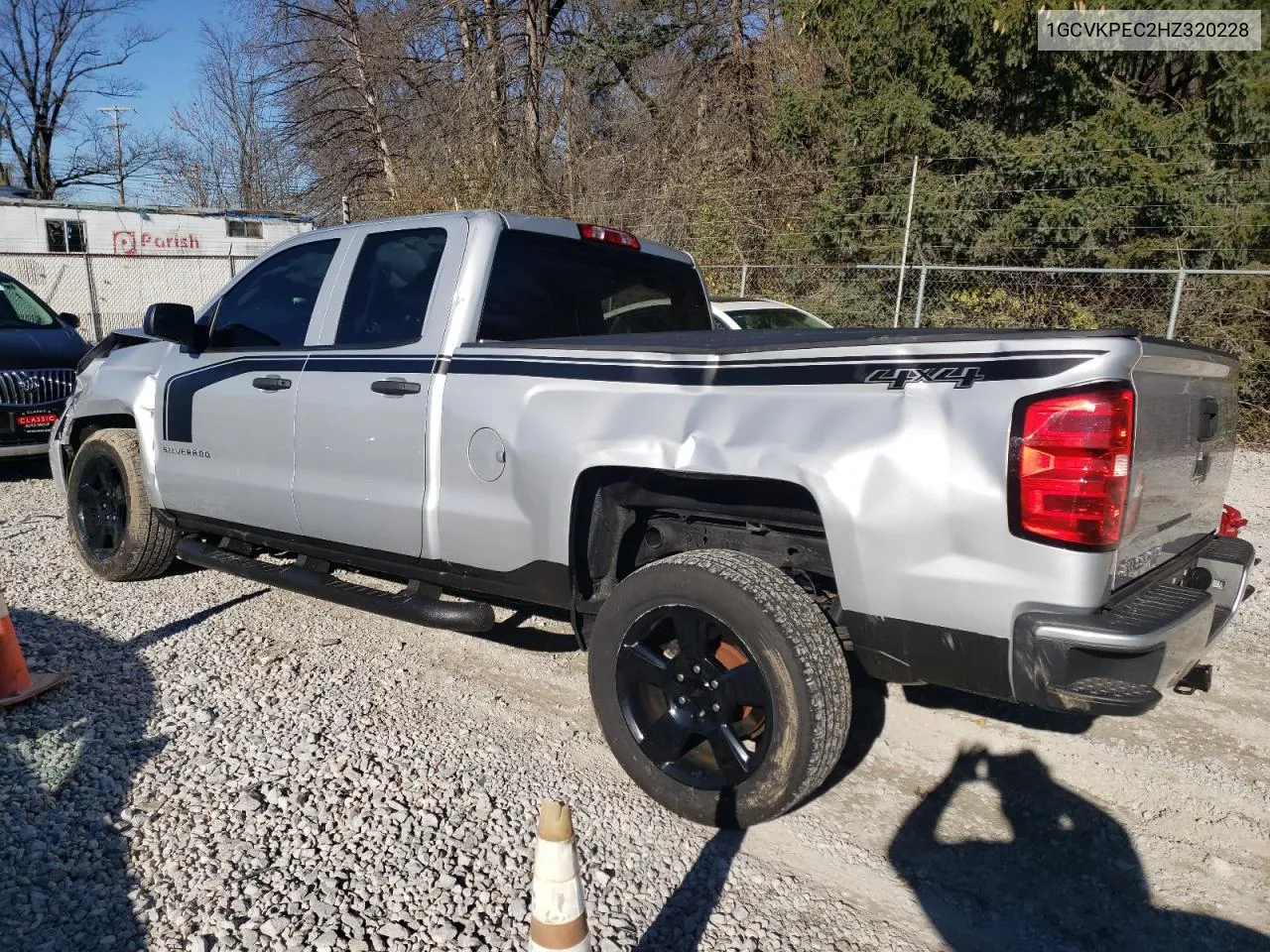 2017 Chevrolet Silverado K1500 Custom VIN: 1GCVKPEC2HZ320228 Lot: 80137074