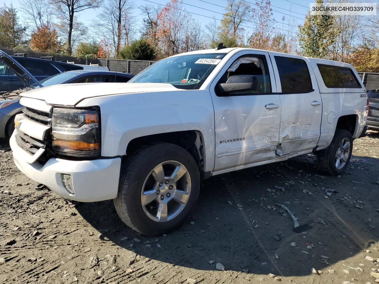 2017 Chevrolet Silverado K1500 Lt VIN: 3GCUKREC4HG339709 Lot: 80264394