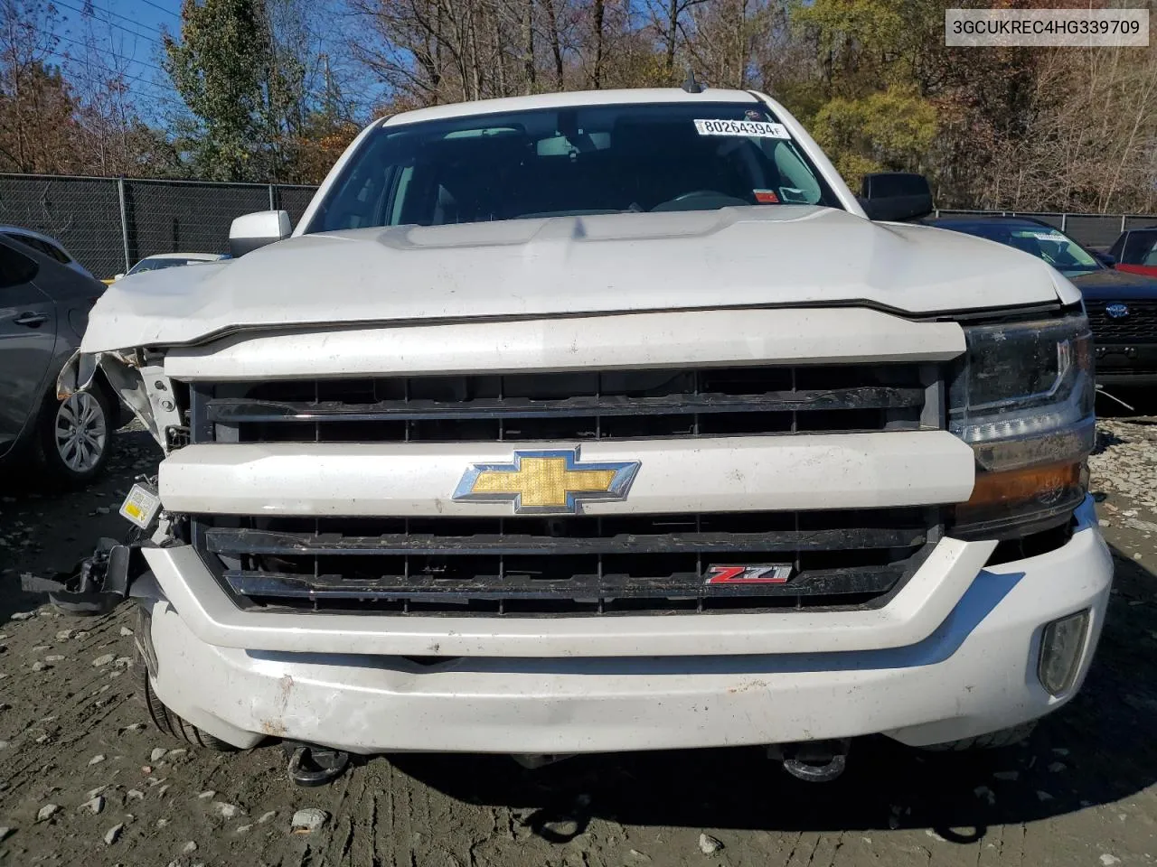 2017 Chevrolet Silverado K1500 Lt VIN: 3GCUKREC4HG339709 Lot: 80264394