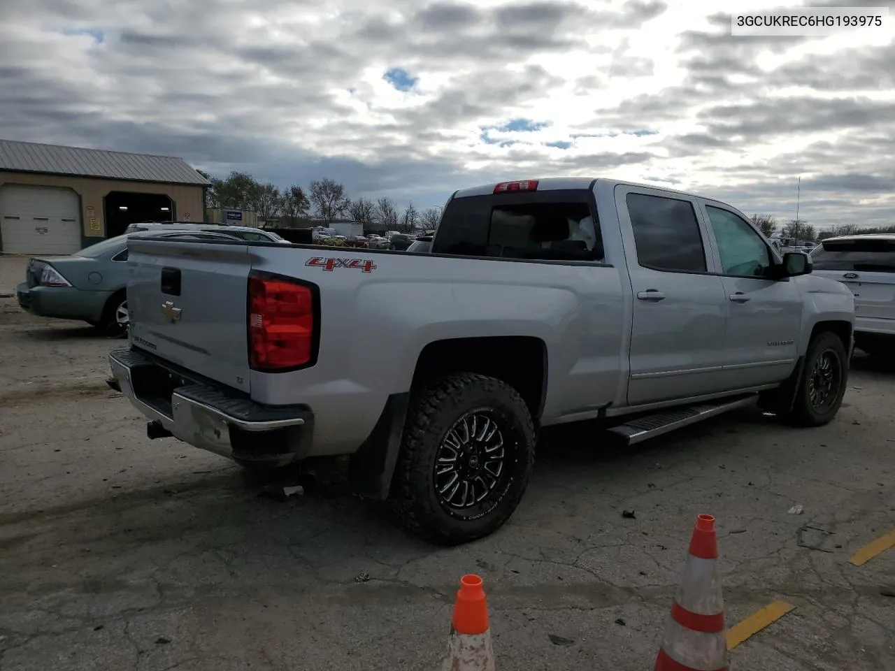 2017 Chevrolet Silverado K1500 Lt VIN: 3GCUKREC6HG193975 Lot: 80365064