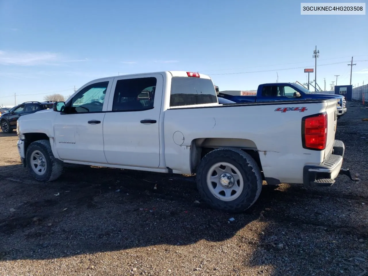 2017 Chevrolet Silverado K1500 VIN: 3GCUKNEC4HG203508 Lot: 80792694