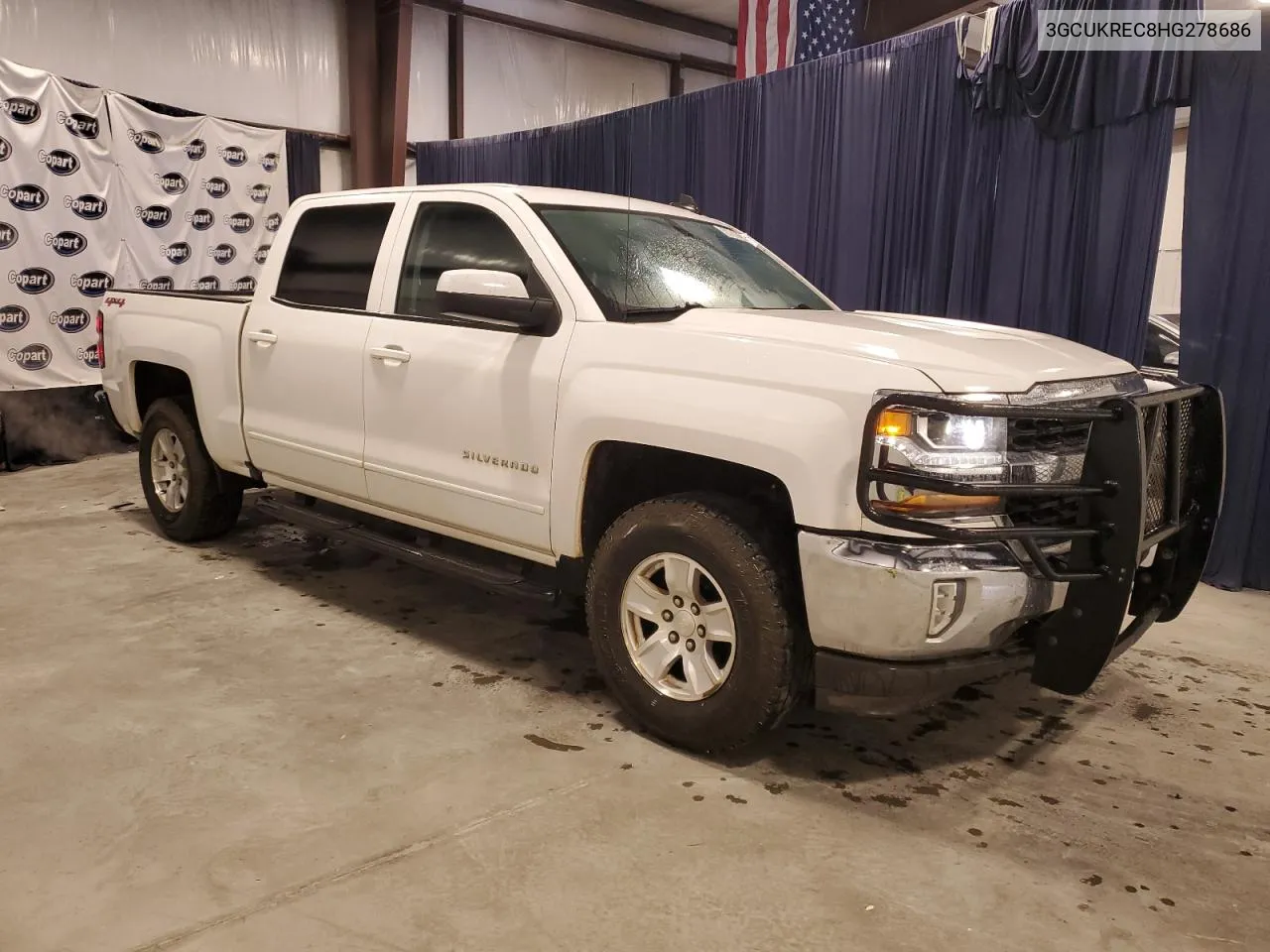 2017 Chevrolet Silverado K1500 Lt VIN: 3GCUKREC8HG278686 Lot: 80880214