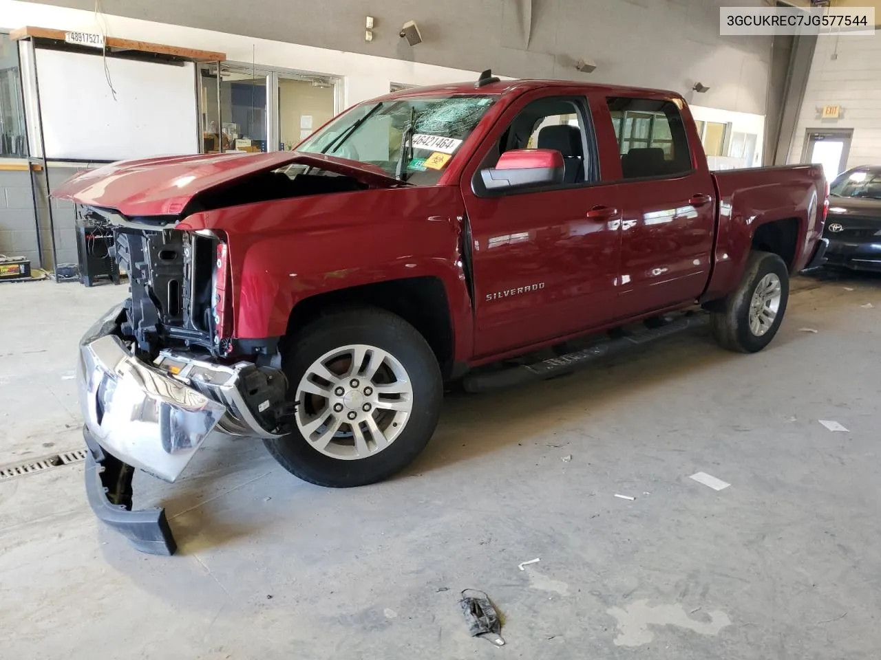 2018 Chevrolet Silverado K1500 Lt VIN: 3GCUKREC7JG577544 Lot: 46421464