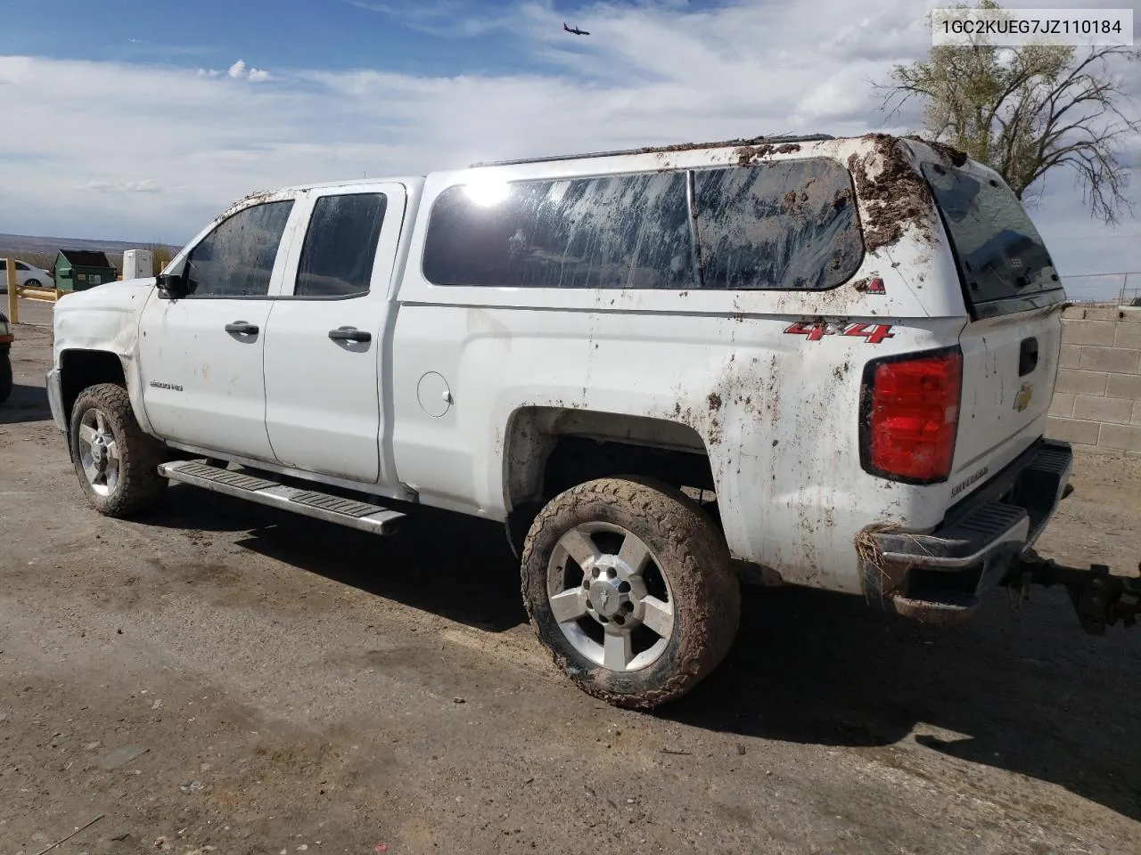 2018 Chevrolet Silverado K2500 Heavy Duty VIN: 1GC2KUEG7JZ110184 Lot: 47909874