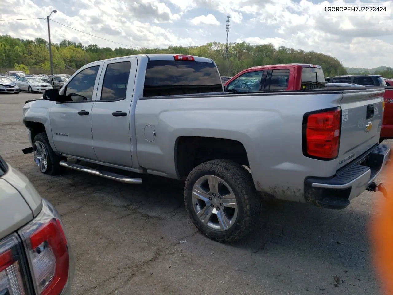 2018 Chevrolet Silverado C1500 Custom VIN: 1GCRCPEH7JZ273424 Lot: 50860724