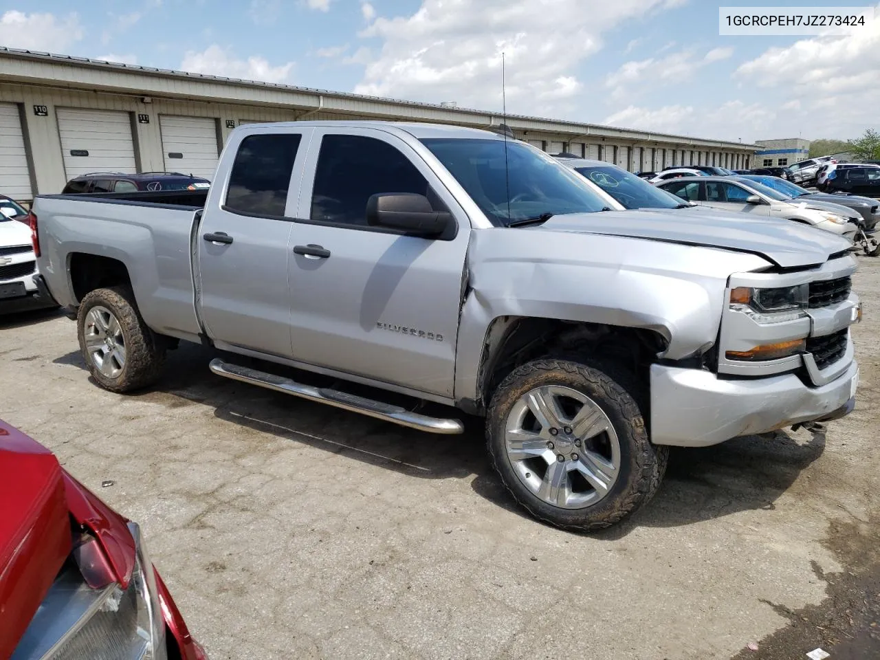 2018 Chevrolet Silverado C1500 Custom VIN: 1GCRCPEH7JZ273424 Lot: 50860724