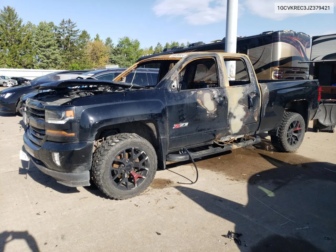 2018 Chevrolet Silverado K1500 Lt VIN: 1GCVKREC3JZ379421 Lot: 53436924