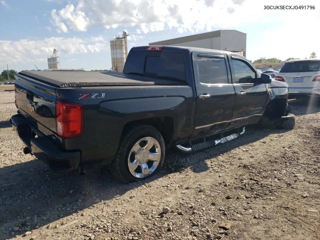 2018 Chevrolet Silverado K1500 Ltz VIN: 3GCUKSECXJG491796 Lot: 54384094