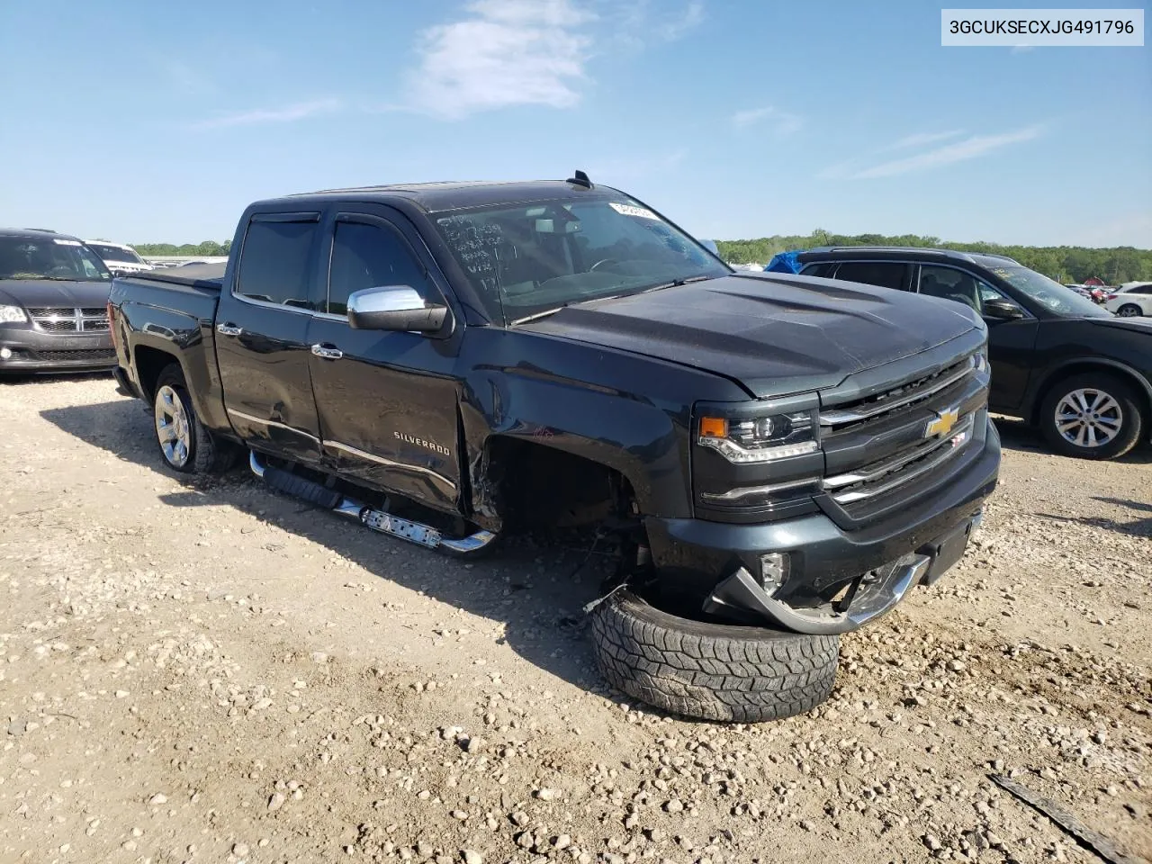 2018 Chevrolet Silverado K1500 Ltz VIN: 3GCUKSECXJG491796 Lot: 54384094