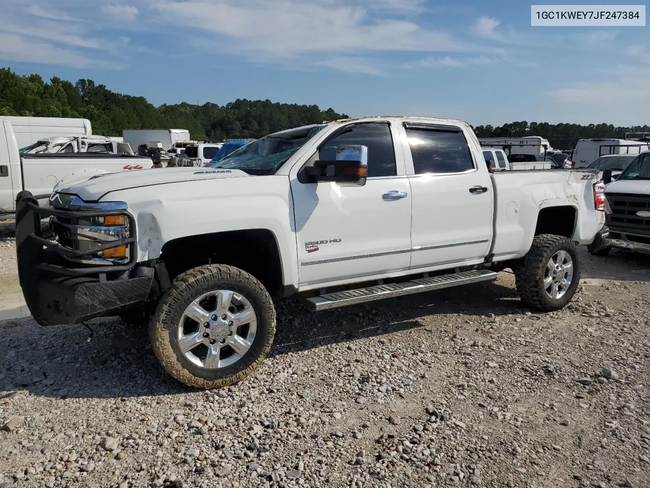 2018 Chevrolet Silverado K2500 Heavy Duty Ltz VIN: 1GC1KWEY7JF247384 Lot: 55018984