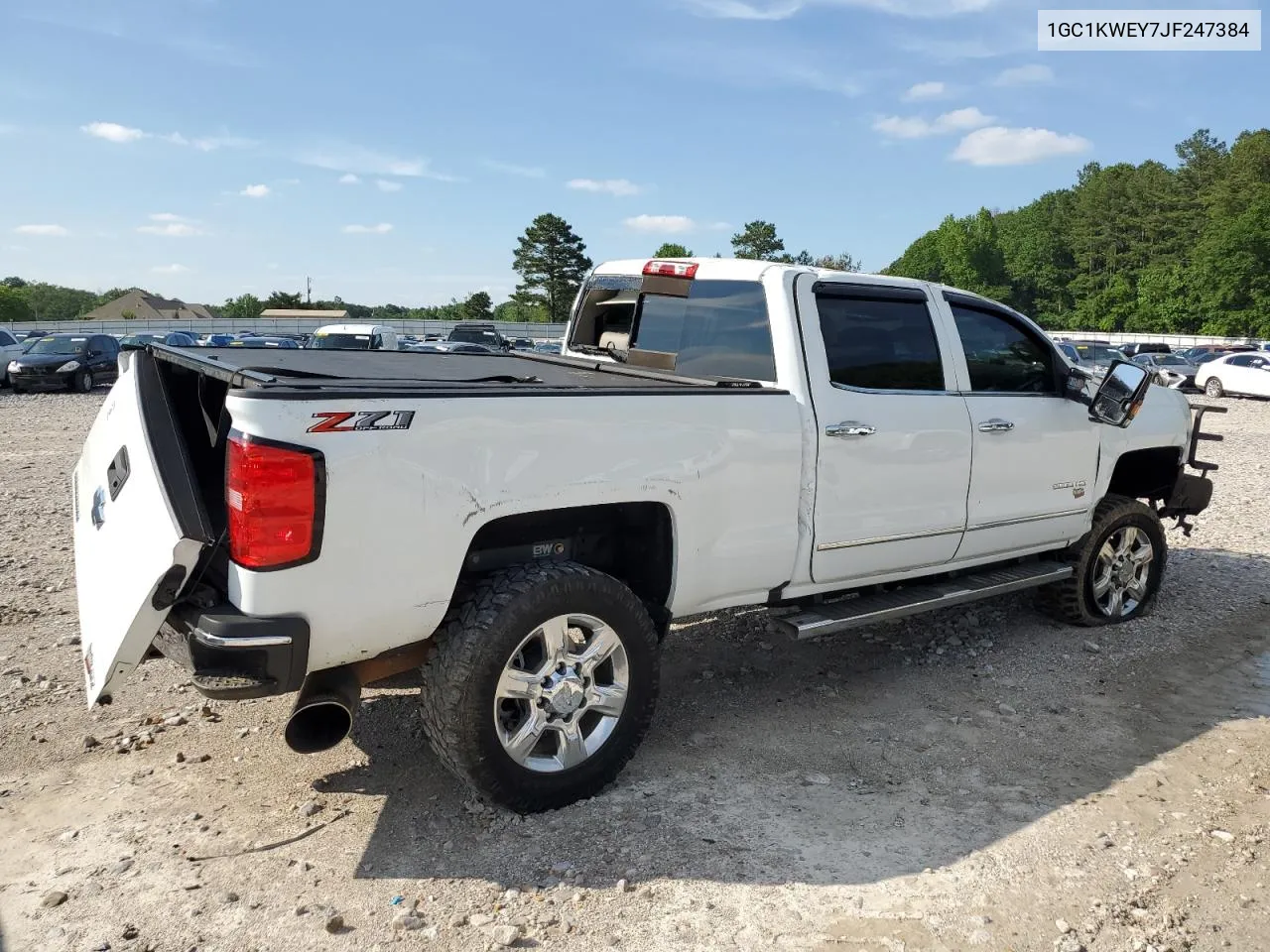 2018 Chevrolet Silverado K2500 Heavy Duty Ltz VIN: 1GC1KWEY7JF247384 Lot: 55018984