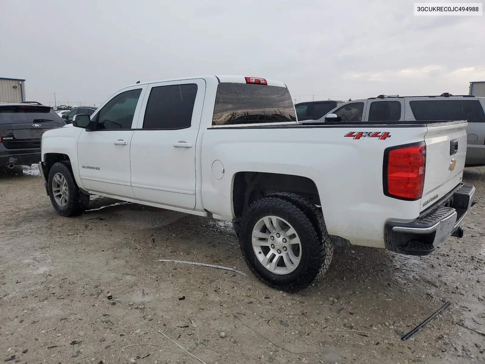 2018 Chevrolet Silverado VIN: 3GCUKREC0JC494988 Lot: 55280934