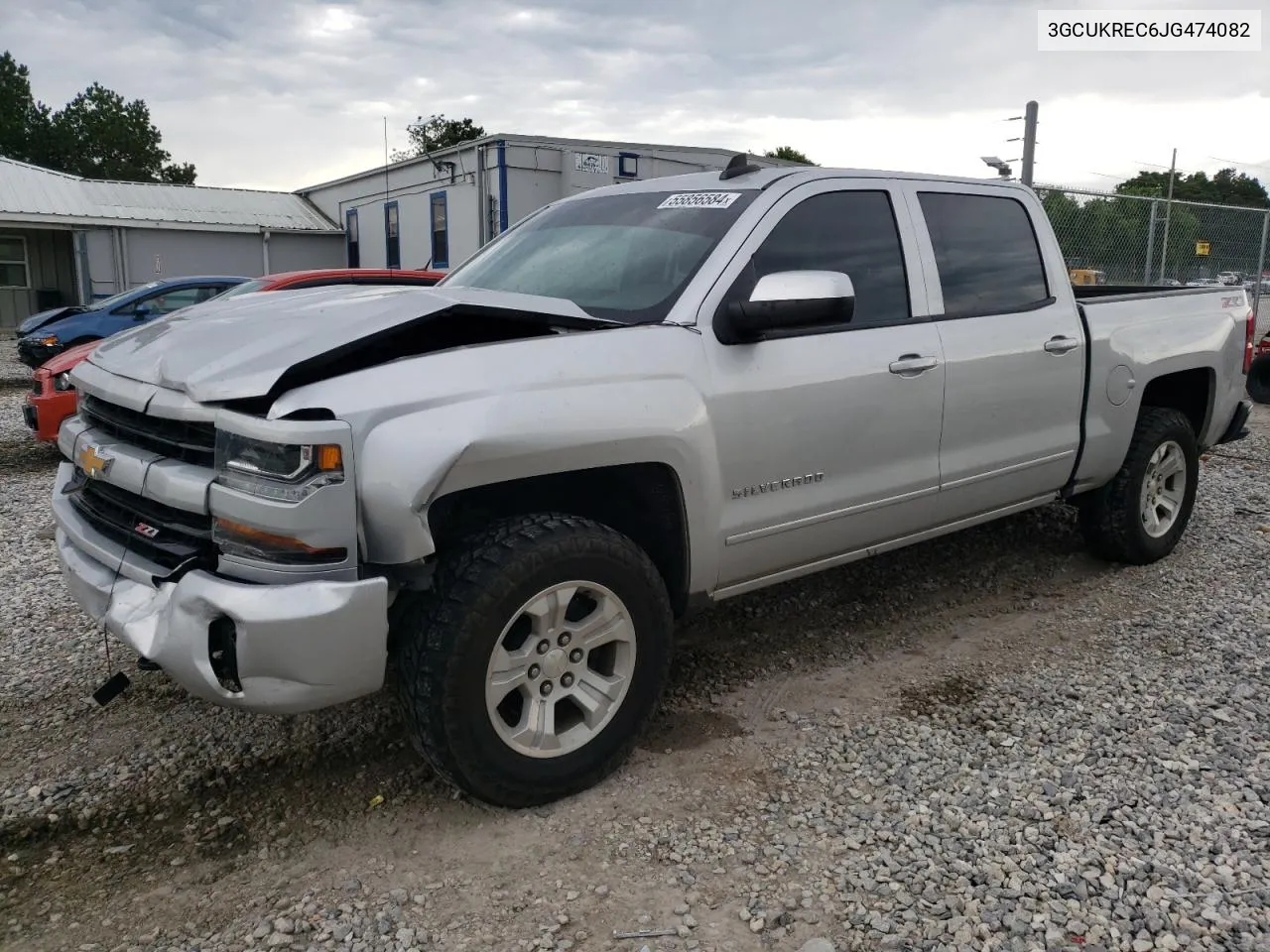 2018 Chevrolet Silverado K1500 Lt VIN: 3GCUKREC6JG474082 Lot: 55856584