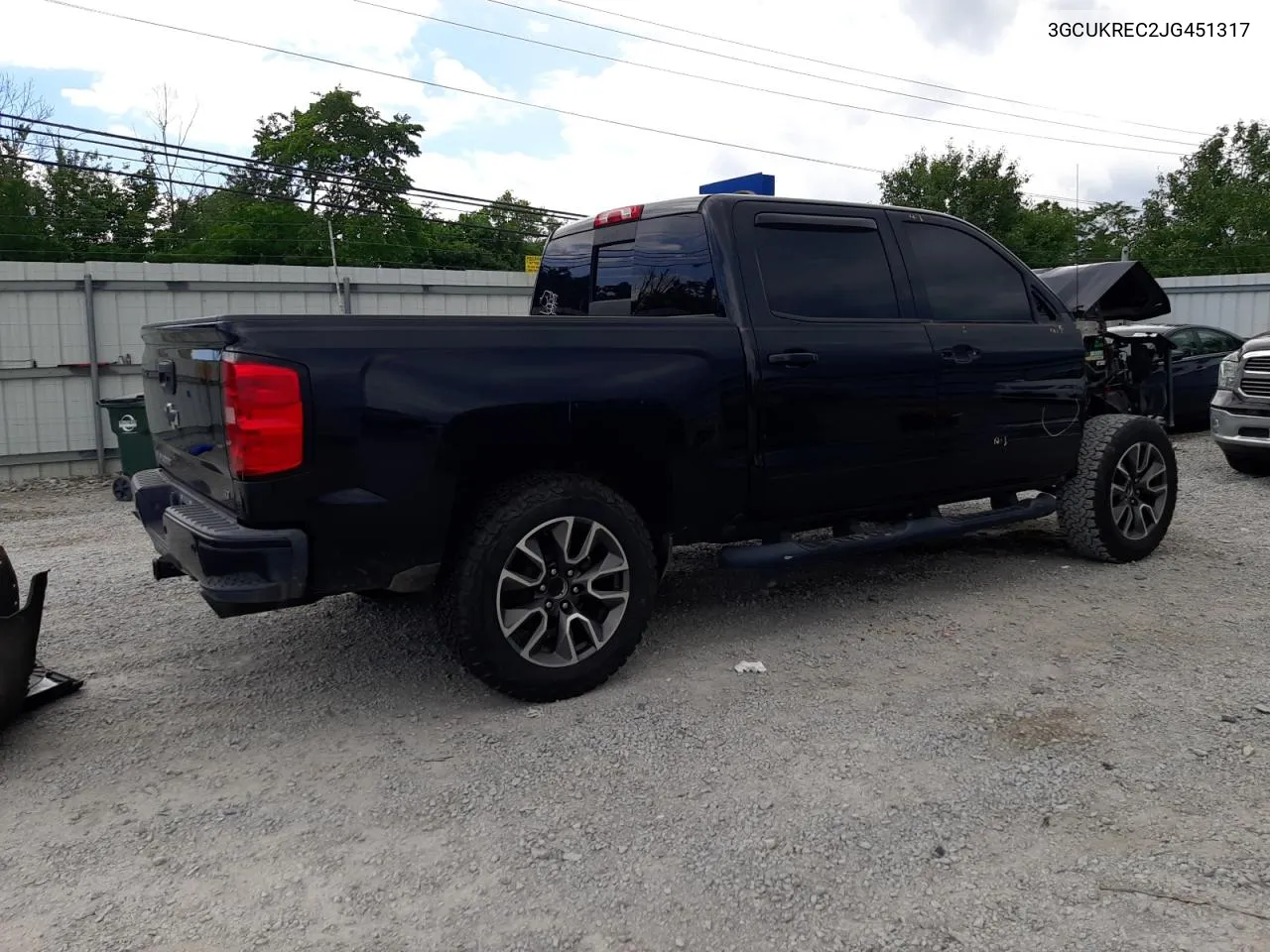 2018 Chevrolet Silverado K1500 Lt VIN: 3GCUKREC2JG451317 Lot: 56657334