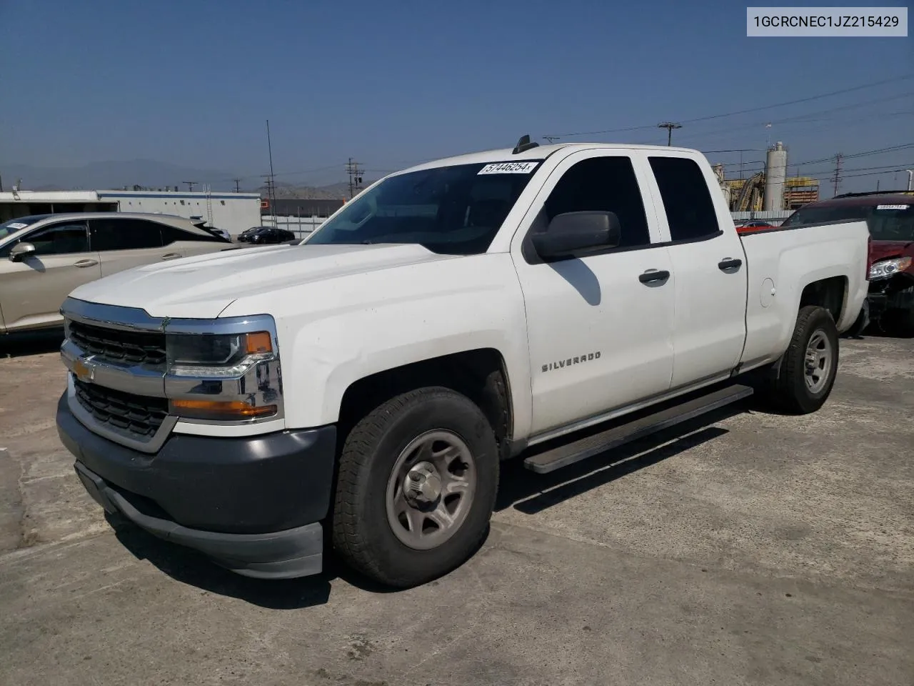 2018 Chevrolet Silverado C1500 VIN: 1GCRCNEC1JZ215429 Lot: 57446254