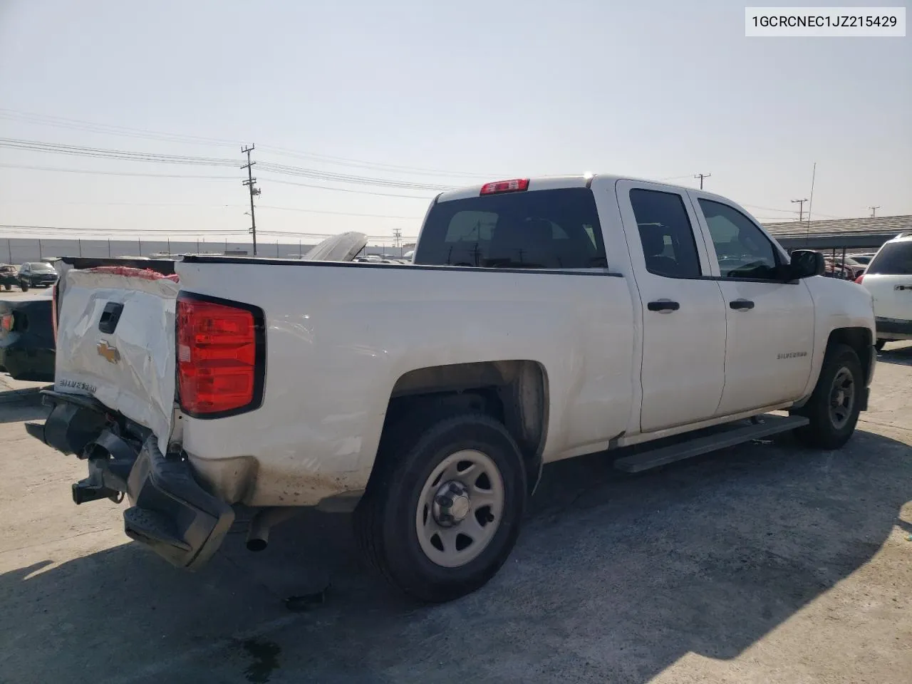 2018 Chevrolet Silverado C1500 VIN: 1GCRCNEC1JZ215429 Lot: 57446254