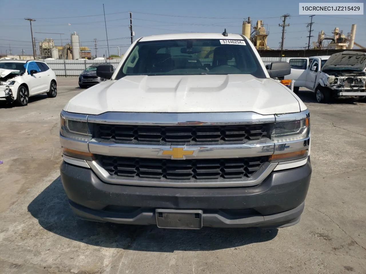 2018 Chevrolet Silverado C1500 VIN: 1GCRCNEC1JZ215429 Lot: 57446254