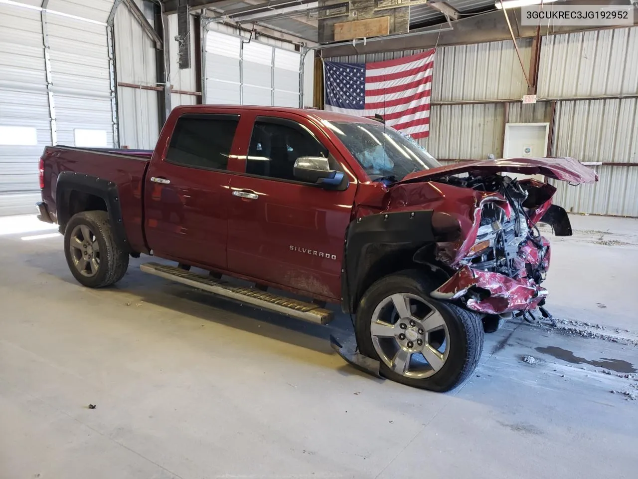 2018 Chevrolet Silverado K1500 Lt VIN: 3GCUKREC3JG192952 Lot: 57915754