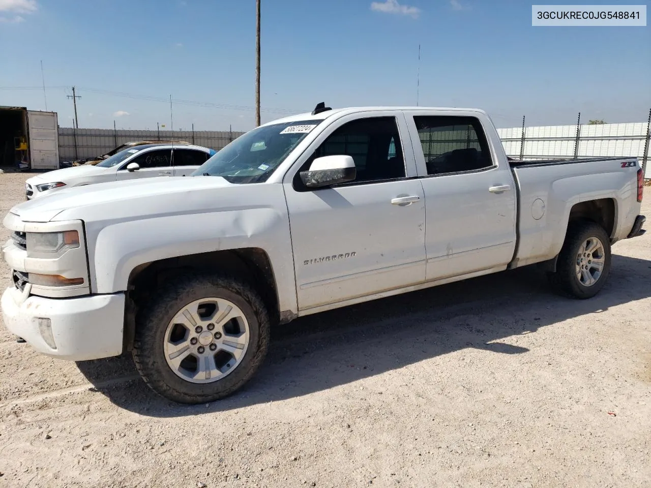 2018 Chevrolet Silverado K1500 Lt VIN: 3GCUKREC0JG548841 Lot: 58627224