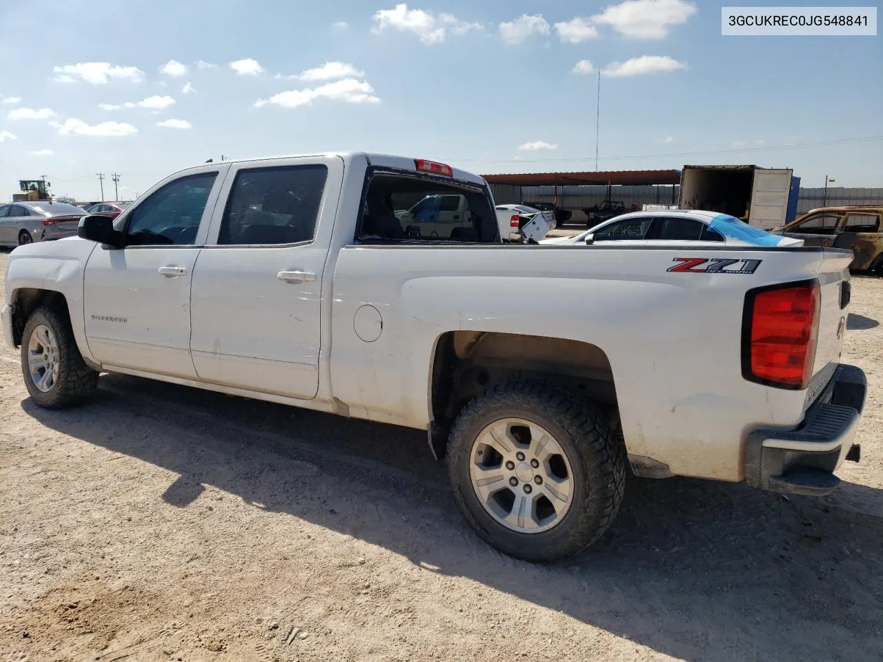 2018 Chevrolet Silverado K1500 Lt VIN: 3GCUKREC0JG548841 Lot: 58627224