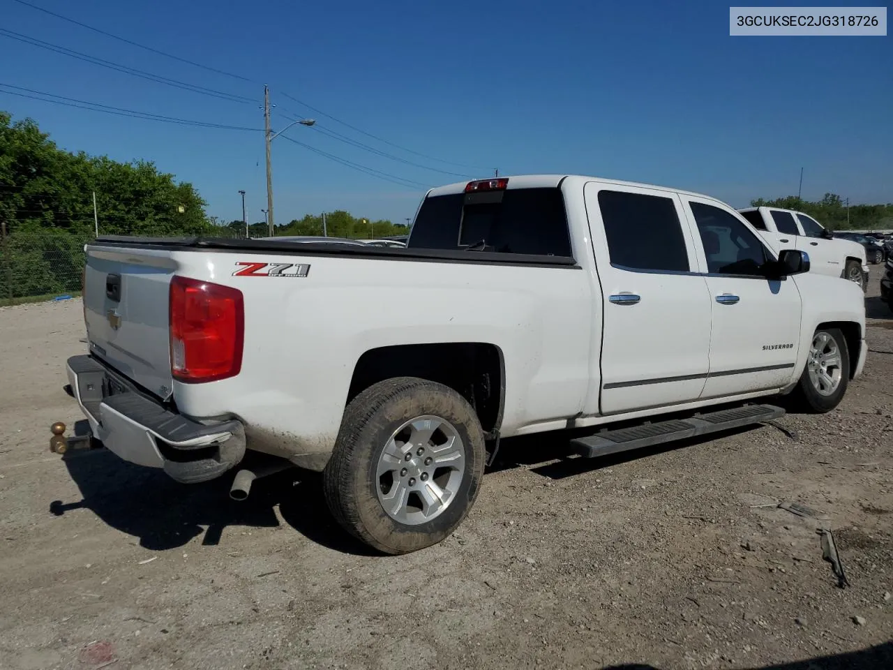 2018 Chevrolet Silverado K1500 Ltz VIN: 3GCUKSEC2JG318726 Lot: 58635334