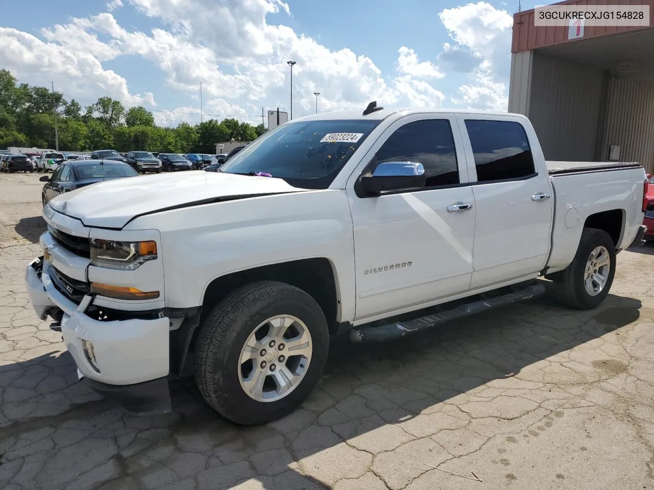 2018 Chevrolet Silverado K1500 Lt VIN: 3GCUKRECXJG154828 Lot: 59023224