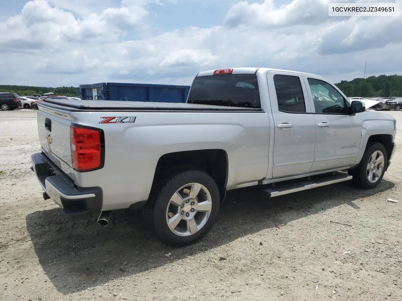 2018 Chevrolet Silverado K1500 Lt VIN: 1GCVKREC2JZ349651 Lot: 59518064