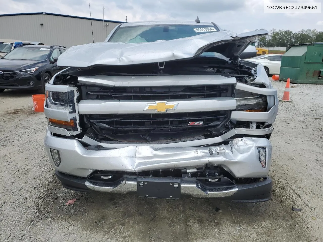 1GCVKREC2JZ349651 2018 Chevrolet Silverado K1500 Lt