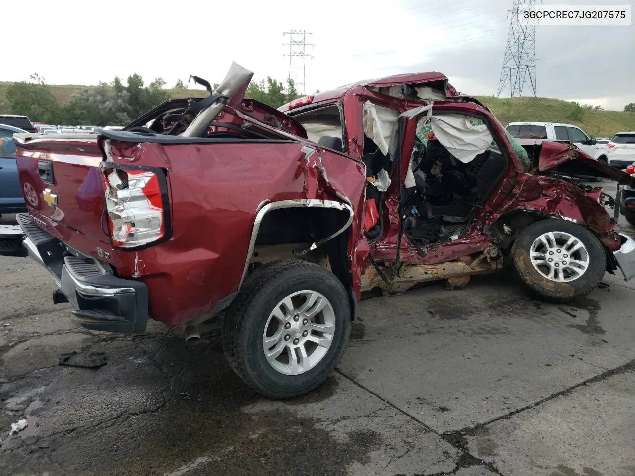 2018 Chevrolet Silverado C1500 Lt VIN: 3GCPCREC7JG207575 Lot: 60065074