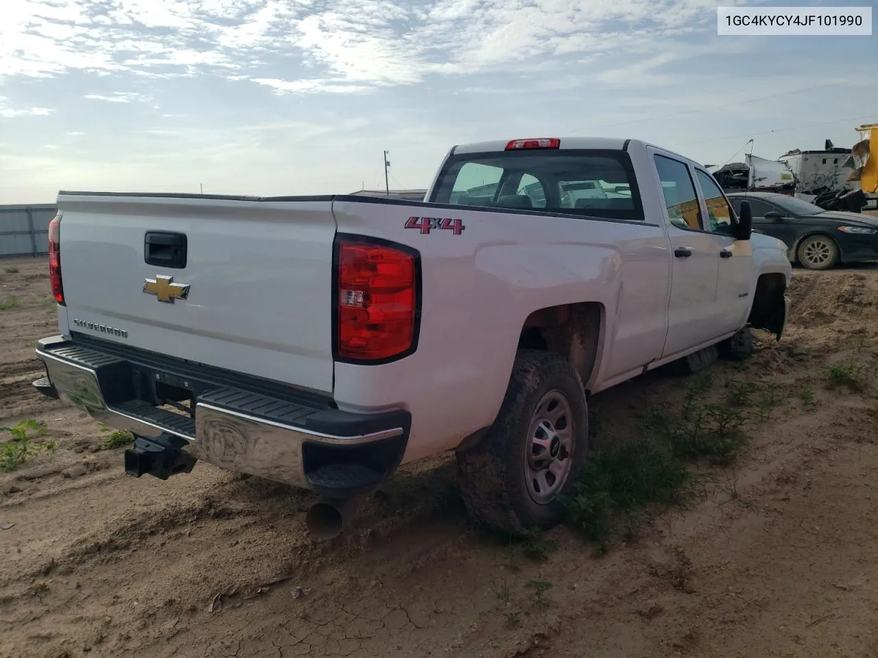 2018 Chevrolet Silverado K3500 VIN: 1GC4KYCY4JF101990 Lot: 60396434