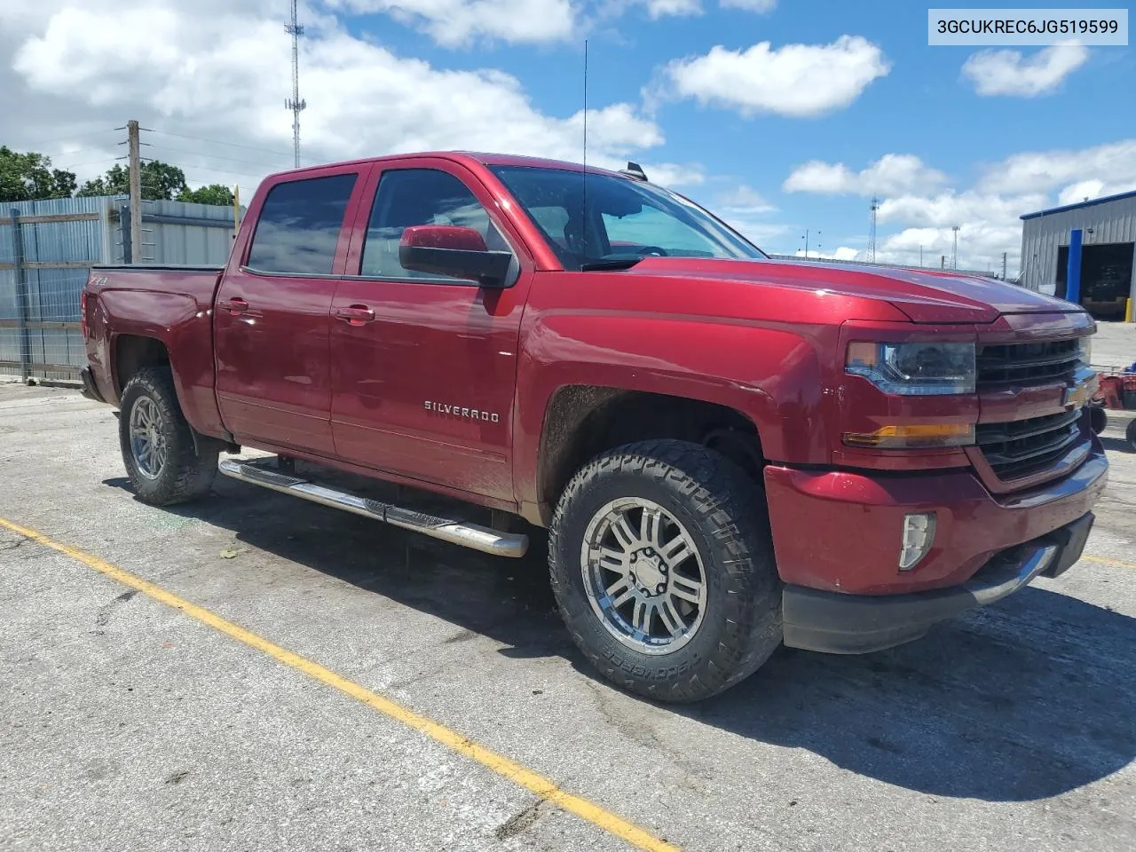 3GCUKREC6JG519599 2018 Chevrolet Silverado K1500 Lt