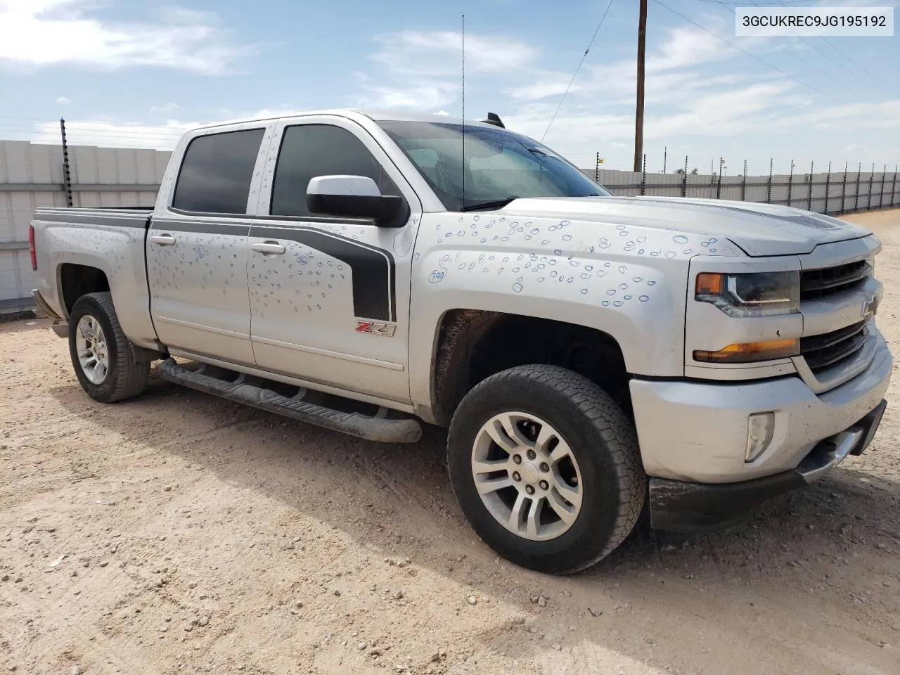 2018 Chevrolet Silverado K1500 Lt VIN: 3GCUKREC9JG195192 Lot: 60974514