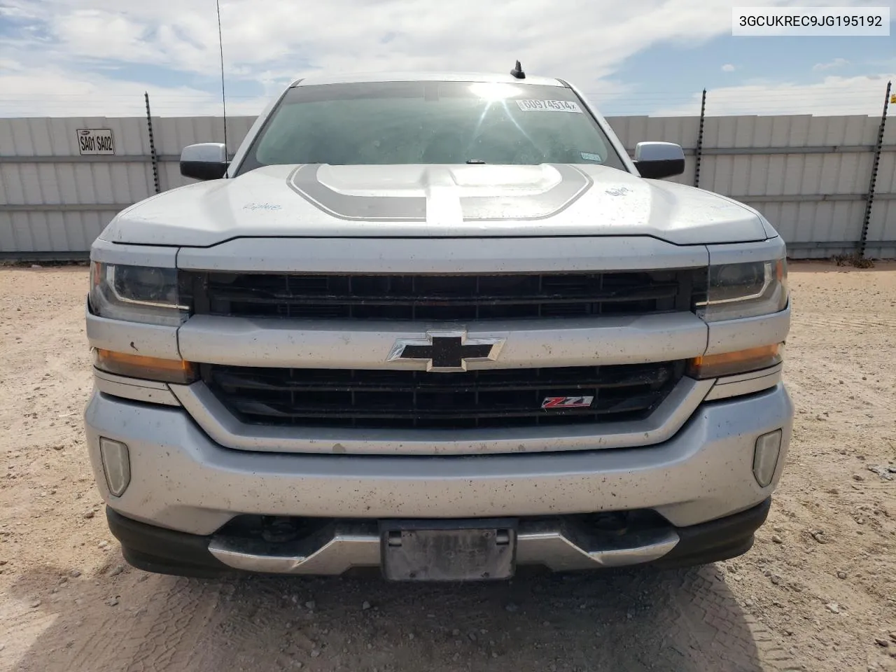 2018 Chevrolet Silverado K1500 Lt VIN: 3GCUKREC9JG195192 Lot: 60974514